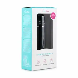 Love Diamond Crni intimni uređaj Teksturirani multi-brzinski 13 cm