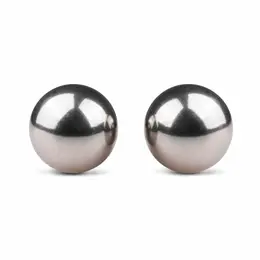 EasyToys Silver Exercise Spheres 19mm - Pelvic Floor Training Set