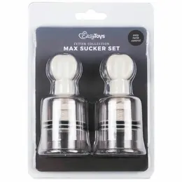 EasyToys Senzualni Vakuum Sistem Srednji - Set za Stimulaciju od 2 komada