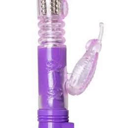 Easytoys Vibe Purple Leptir VišeBrzinski Silikonski Vibrator Vodootporan