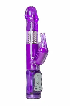 Easytoys Rabbit Vibrator Ljubičasti - 12 Načina, Vodootporni Silikonski Dizajn