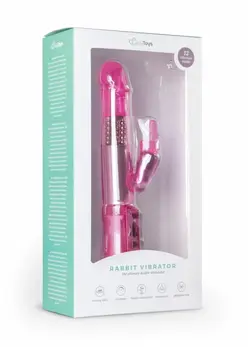 EasyToys Pink Dual-Akcioni Vibrirajući Uređaj, 12 Načina, Vodootporan