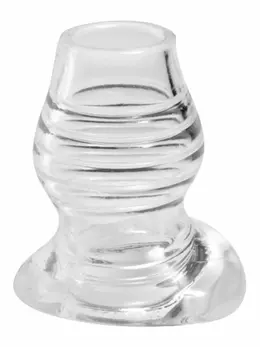 XR Brands Cock Dock Clear Hollow Tunnel Plug 11cm TPE