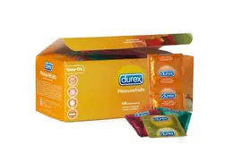 Durex Pleasurefruits Flavored Latex Condoms Bulk 144 pcs - Assorted Flavors