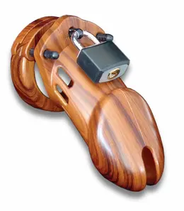 CB-X CB-6000 Designer Series Chastity System Wood Finish 35 mm