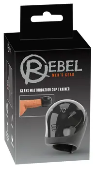 Rebel Glans Trainer Cup - Kompaktni vibracioni sistem, vodootporan, crni