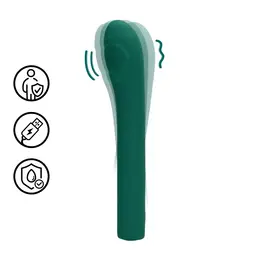Loveline Pulse Wave intimni masažer Green Crystal - Ciljani G-Spot model