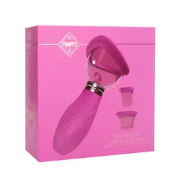 Shots Delightful punjivi intimni pump set Roze silikon