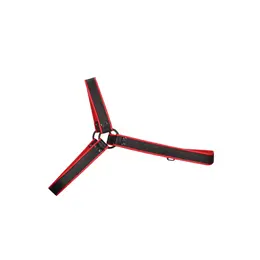 Gladiator Premium Leather Y-Shaped Adjustable Harness Black 98-112cm