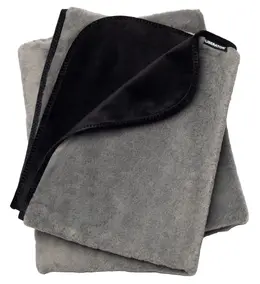 Liberator Faux Fur Fascinator Throw siva/crna 183x137 cm dvostrano ćebe