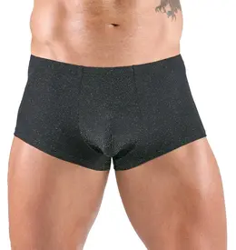 Svenjoyment Srebrne Lurex Muske Pantalone - Sijajuci Rastegljivi Kroj M