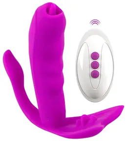 Javida Licking Panty Vibe Intimni Nosivi Sistem, Daljinski, Crni