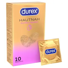 Durex Hautnah Ekstra Vlaga 10 kom Anatomski Lateks Kondomi 56mm
