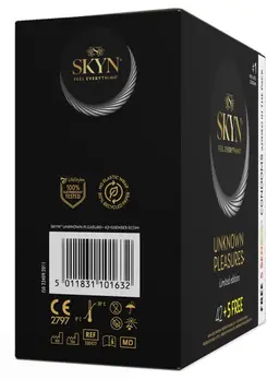 SKYN Unknown Pleasures raznovrsni set kondoma bez lateksa 42+5 gratis, 53 mm