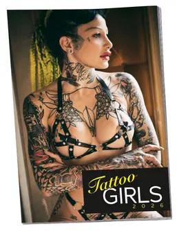 PIN-UP Tattoo-Girls 2026 zidni kalendar 297x420 mm