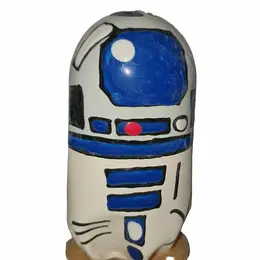 CONDOMERIE ručno oslikani kolekcionarski kondom Robot XL – umetnički dizajn
