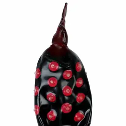 CONDOMERIE ručno oslikani dekorativni lateks omot Black Fakir XL umetničko izdanje