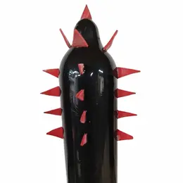 CONDOMERIE ručno oslikani dekorativni kondom Black Cactus XL umetničko izdanje