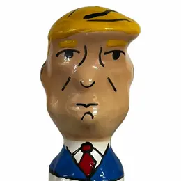 CONDOMERIE ručno oslikani dekorativni kondom XL Grumpy Trump dizajn