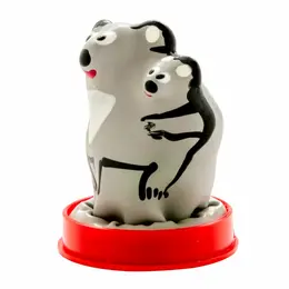 CONDAMERIE Ručno Oslikani Dekorativni Lateks Model Koala i Mladunče