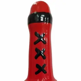 Condomerie Amsterdam Ručno Oslikani Dekorativni Lateks, Crveni, Jedinstven Umetnički Dizajn