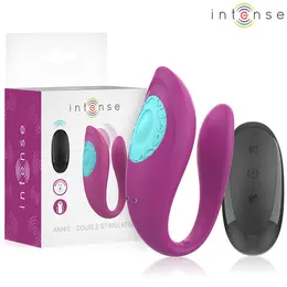 Intense Annie U-Shaped Intimate Device Purple Remote Control Silicone 9cm