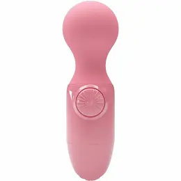 Pretty Love Mini Personal Massager Pink Silicone Compact 15cm