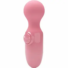 Pretty Love Mini Personal Massager Pink Silicone Compact 15cm