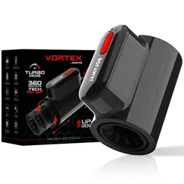 Jamyjob Vortex Tech Turbo Intimni Uređaj, 360° Rotacija, Crno-Crveni