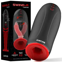 JAMYJOB SWING-R Intimni Uređaj sa Grejanjem, Pokretom Ljuljanja i Vibracijom, Crni