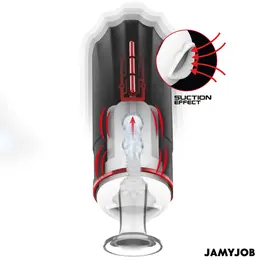 Jamyjob Megabite Intimate Device Automatic 5 Modes Black-Red USB Waterproof