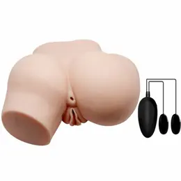 Crazy Bull Intimate Silicone Torso with Dual Channel & Vibration, Large