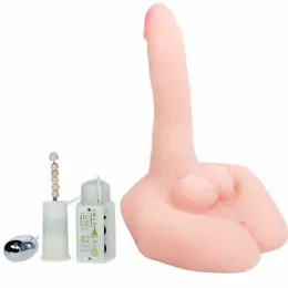 Baile Mr. Big Anatomical Intimate Machine with Vibration & Voice Control, Flesh