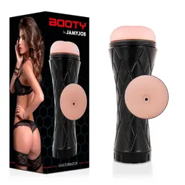 Jamyjob Booty Intimna Mašina Anatomski Teksturirani Umetak TPE Crna