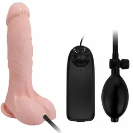 Baile Realistic Vibrating Inflatable Model 18.8 cm with Suction Cup