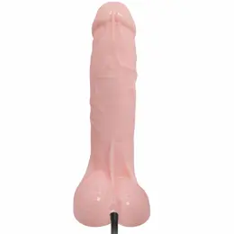 Baile Inflatable Intimate Machine 15 cm with Suction Cup, Skin-Like TPR