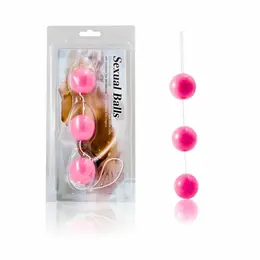Baile Strip Pink Intimne Perle ABS 3-Delni Set 34mm