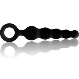 OHMAMA Silicone Level System Plug - Hypoallergenic, 12.5cm, Black