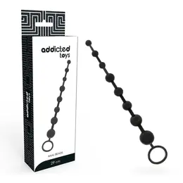 Addicted Toys Bead Chain 29 cm Crni - Fleksibilni Silikonski Sistem