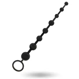 Addicted Toys Bead Chain 29 cm Crni - Fleksibilni Silikonski Sistem