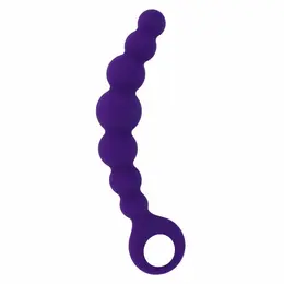 Intense Max Lilac Flexible Silicone Bead System 18.5cm - Body Safe