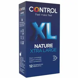 CONTROL Adapta Nature XL 12-Pack veliki prirodni lateks kondomi