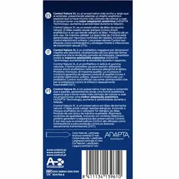 CONTROL Adapta Nature XL 12-Pack veliki prirodni lateks kondomi