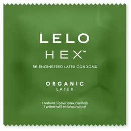 LELO HEX Organic lateks zaštita, 3-Pack, heksagonalna struktura, eko-prijateljska