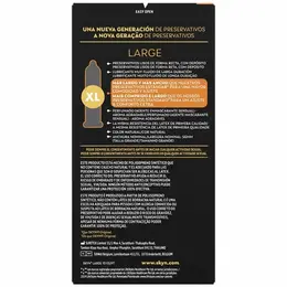SKYN Large XL kondomi 10-Pack – Bez lateksa, ekstra udobnost, 56 mm