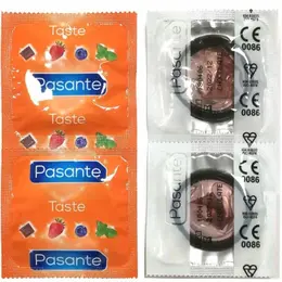 Pasante Chocolate Temptation aromatizovani lateks kondomi 144-Pack braon 53 mm