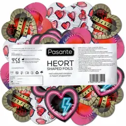 Pasante Red Heart Lateks Kondomi 144 kom - Dekorativna Sigurna Zaštita
