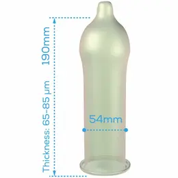 Pasante Naturelle ECO Pack 288 Transparentnih Kondoma Glatka Površina 54mm