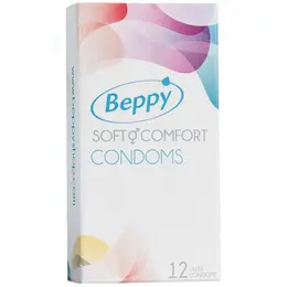 Beppy Soft & Comfort Lateks Kondomi 12 komada, velika veličina, bez mirisa lateksa