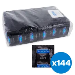 Pasante Extra Kondomi 144 komada – Povećana debljina, lubrikovani, CE oznaka